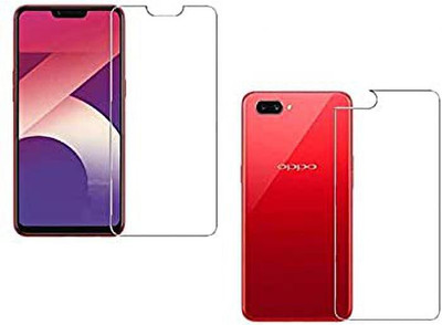 RUNEECH Front and Back Screen Guard for Oppo A3s(Pack of 2)