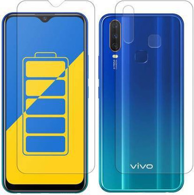 RUNEECH Front and Back Screen Guard for VIVO Y17(Pack of 2)