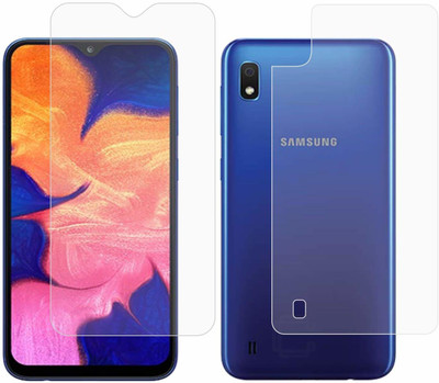 RUNEECH Front and Back Screen Guard for SAMSUNG GALAXY A10(Pack of 2)