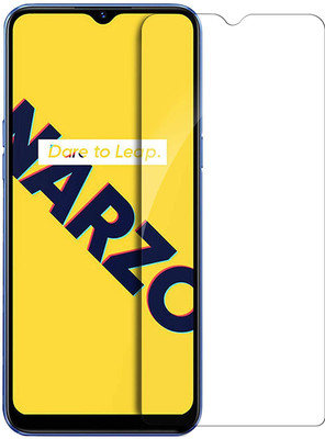 TecnoBot Impossible Screen Guard for Gorilla O0riginal Edge To Edge Screen Guard for Realme Narzo 10A Gorilla Hammer Proof flexible fiber unbreakable 9H hardness Screen Protector [Better then Tempered Glass](Pack of 1)