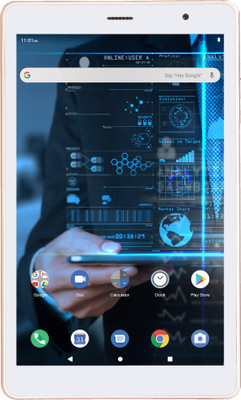iBall iBall iTAB BizniZ Mini, Octa-Core Processor with Expandable Memory Up to 128GB, WiFi+4G, Coal Black 32 GB 8 inch with Wi-Fi+4G Tablet (Champagne Gold)