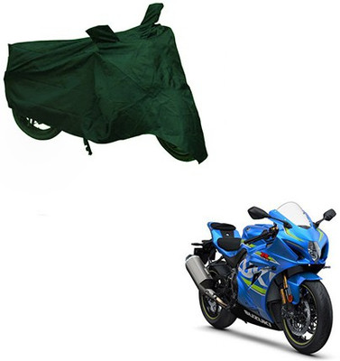 RPSENTTERPR Waterproof Two Wheeler Cover for Suzuki(GSX, Green)