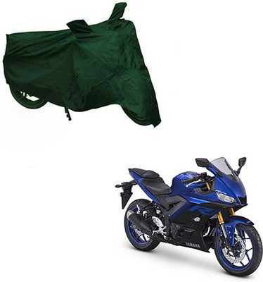 RPSENTTERPR Waterproof Two Wheeler Cover for Yamaha(YZF R25, Green)