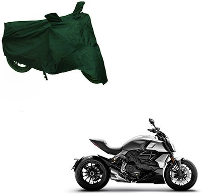 RPSENTTERPR Waterproof Two Wheeler Cover for Ducati(Diavel, Green)