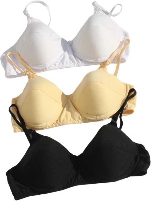 FWE COLLECTION LATEST COLLECTION Women Full Coverage Non Padded Bra(Black)