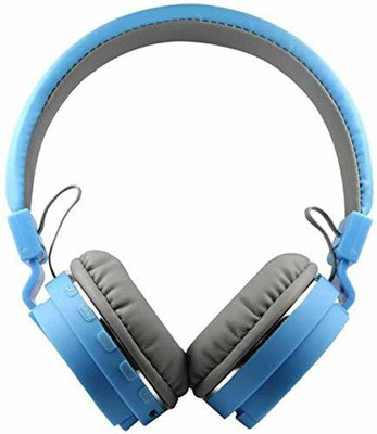 HIFY SH12 HEADPHONE FOR MOBILE AND PC Bluetooth(Blue, On the Ear)