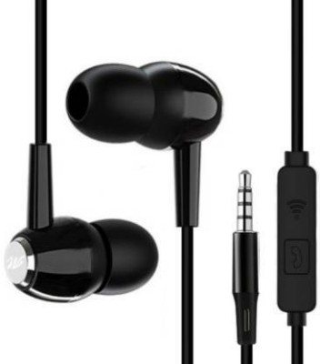 Meyaar in Ear Wired Earphone Noise Isolating Stereo Earphoness Wired Headset(Black, In the Ear)