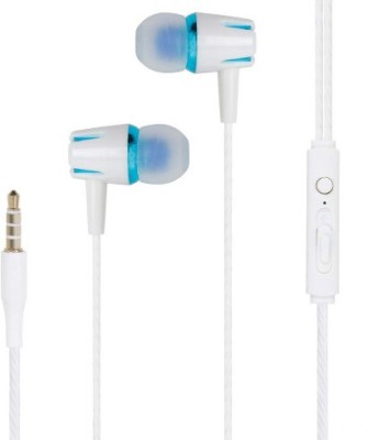 THE MOBILE POINT 3.5MM WIRRED EARPHONE HEADSET WITH MIC ALL SMARTPHONE Wired Headset(White, In the Ear)