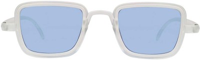 OCnik Rectangular Sunglasses(For Men & Women, Blue)