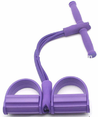 Bubu Rubber Pull Reducer Cum Tummy Trimmer Ab Exerciser for Body Shaper Ab Exerciser Ab Exerciser(Purple)