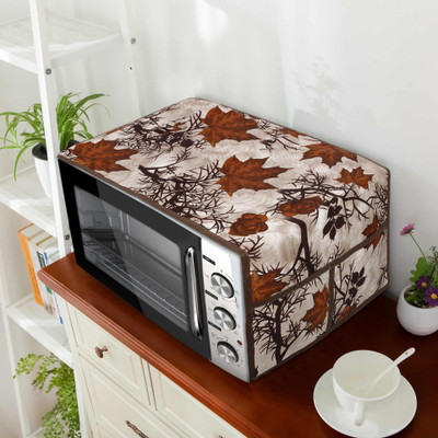 E-Retailer Microwave Oven  Cover(Width: 90 cm, Brown)
