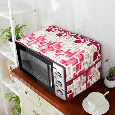 E-Retailer Microwave Oven  Cover(Width: 90 cm, Red)