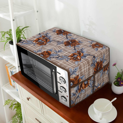E-Retailer Microwave Oven  Cover(Width: 90 cm, Brown)