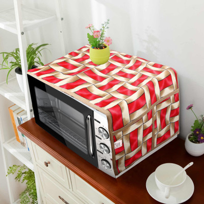 E-Retailer Microwave Oven  Cover(Width: 90 cm, Red)