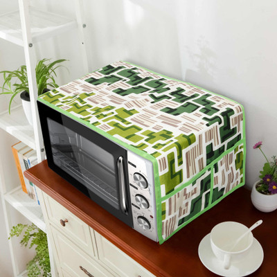 E-Retailer Microwave Oven  Cover(Width: 90 cm, Green)