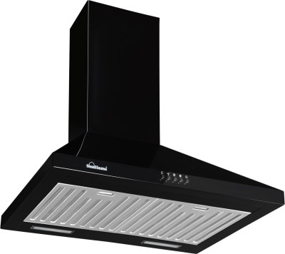 Sunflame Venza BK Wall Mounted Chimney(Black 1100 CMH)