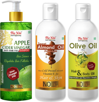 The Nile Cider Vinegar Shampoo No Sulfate, Paraben(3 Items in the set)