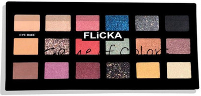 Flicka Game Of Colors Makeup Eyeshadow Palette, 02 On Demand, 18g 18 g(Multicolor)