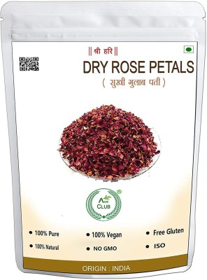 AGRI CLUB Dry Rose Petals 1Kg Topping(1 kg, Rose)
