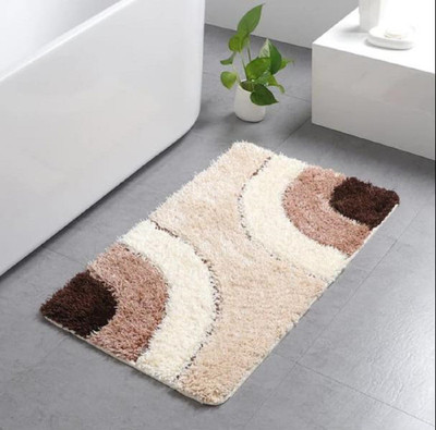 Lynn Fab Microfiber Floor Mat(Multicolor, Medium)