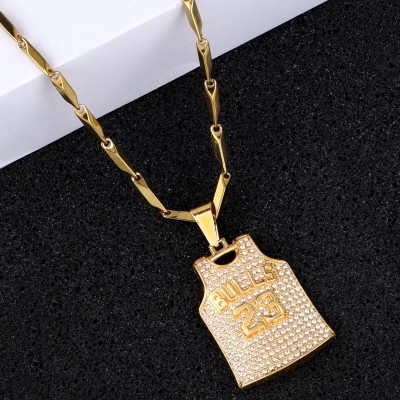 SILVER SHINE Gold Plated Daimond Pendent Chain For Man And Boy Gold-plated Plated Alloy Chain