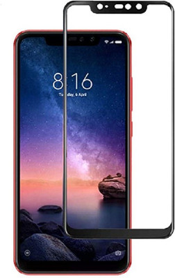 XRENGTH Edge To Edge Tempered Glass for Mi Redmi Note 6 Pro(Pack of 1)
