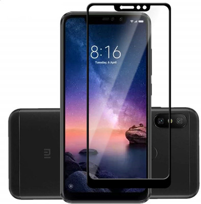 XRENGTH Edge To Edge Tempered Glass for Mi Redmi Note 6 Pro(Pack of 1)