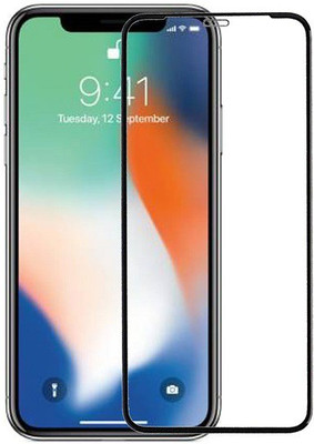 KARTRAY Edge To Edge Tempered Glass for Apple iPhone X(Pack of 1)