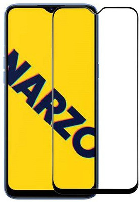 KARTRAY Edge To Edge Tempered Glass for Realme Narzo 10A(Pack of 1)
