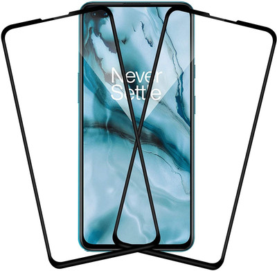 ISAAK Edge To Edge Tempered Glass for OnePlus Nord(Pack of 2)