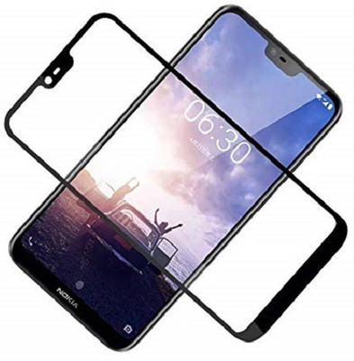 INFINITYWORLD Edge To Edge Tempered Glass for Nokia 6.1 Plus(Pack of 1)