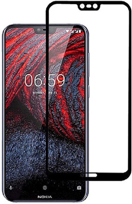 INFINITYWORLD Edge To Edge Tempered Glass for Nokia 6.1 Plus(Pack of 1)