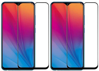 KARTRAY Edge To Edge Tempered Glass for Vivo Y91i(Pack of 2)