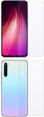 WowSimp Front and Back Tempered Glass for Mi Redmi Note 8(Pack of 1)