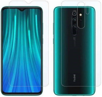 WowSimp Front and Back Tempered Glass for Mi Redmi Note 8(Pack of 1)