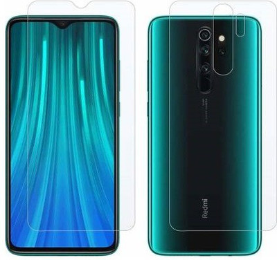 WowSimp Front and Back Tempered Glass for Mi Redmi Note 8(Pack of 1)