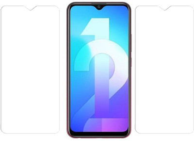 KARTRAY Tempered Glass Guard for Vivo Y12(Pack of 2)