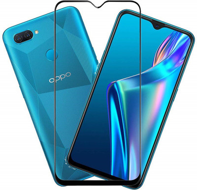 XRENGTH Edge To Edge Tempered Glass for OPPO A12(Pack of 1)