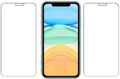KARTRAY Tempered Glass Guard for Apple iPhone 11(Pack of 2)