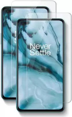 ISAAK Tempered Glass Guard for OnePlus Nord(Pack of 2)