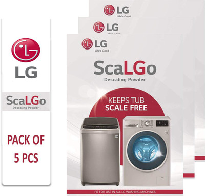LG Descaler LG ScaLGo Descaling Powder for Washing Machines 100 g (Pack of 5) Stain Remover