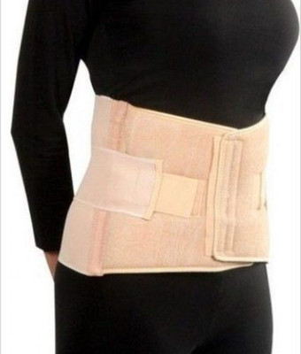Slovia Lumbo Sacral Belt For Back Pain Support - Large Back / Lumbar Support(Beige)