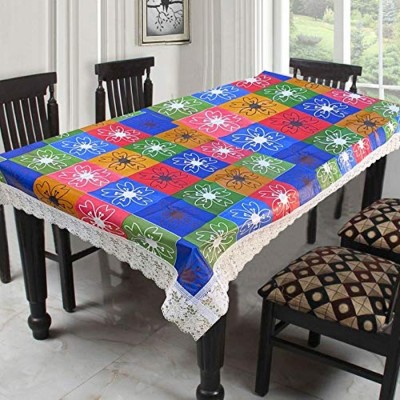 Casanest Floral 8 Seater Table Cover(Multicolor, PVC)