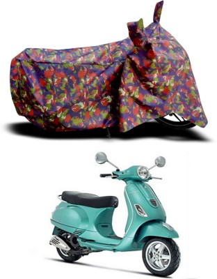 SEBONGO Waterproof Two Wheeler Cover for Vespa(Purple)