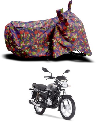 SEBONGO Waterproof Two Wheeler Cover for Bajaj(Platina 100 DTS-i, Multicolor)