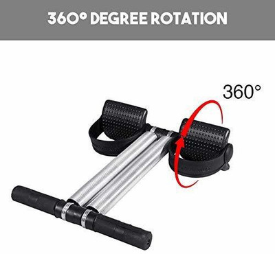 AMOURSHOPPEE Tummy Trimmer Stomach and Weight Loss Equipment -Double Spring (Black) Ab Exerciser(Black)