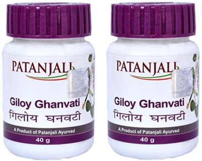 PATANJALI GILOY GHAN VATI 40gm GGV2(Pack of 2)