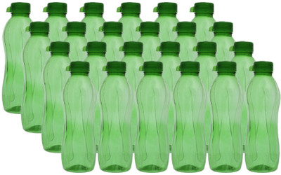 KUBER INDUSTRIES 1000 ml Plastic Bottle(Pack of 24, Green)