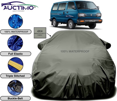 AUCTIMO Car Cover For Maruti Suzuki Omni (With Mirror Pockets)(Green)