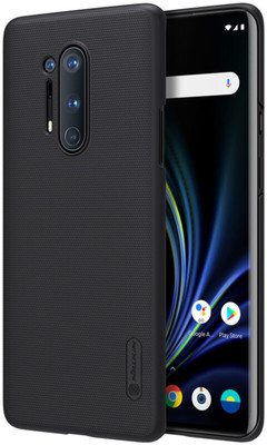Nillkin Back Cover for OnePlus 8 Pro(Black, Grip Case, Pack of: 1)